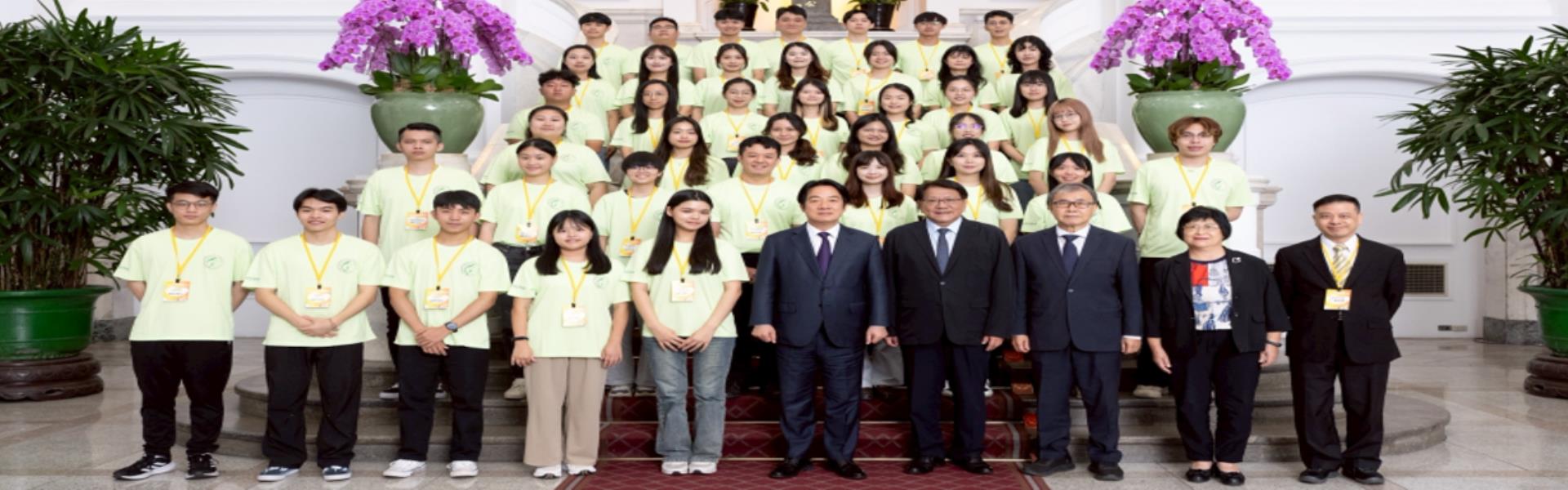 114年國際青年志工社張宇軒同學獲選總統接見青年海外志工服務隊代表